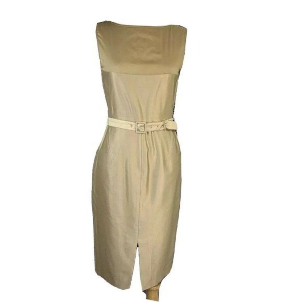 L.K. Bennet Suit 3Pc Dress Silk Set Elegant London International Luxury Fashion - Picture 13 of 16